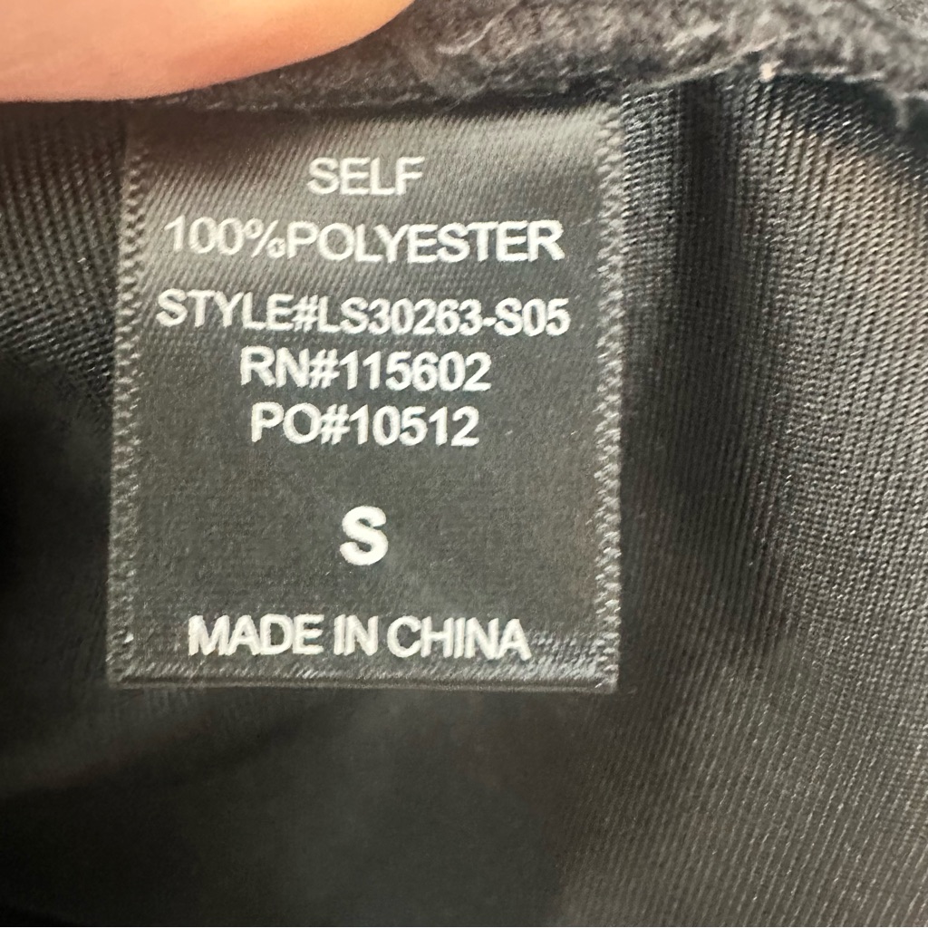 The Impeccable Pig Black High Waisted Skater Mini Skirt Small Flared — image 6 of 6
